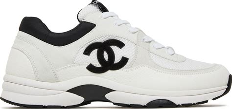 mens chanel all black sneakers|chanel black and white sneakers.